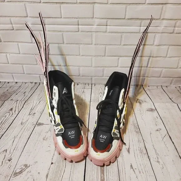 Anthony Wang Sour Sop 04 Gundam Wing Pink Sneakers US Women 8 - Picture 3 of 6